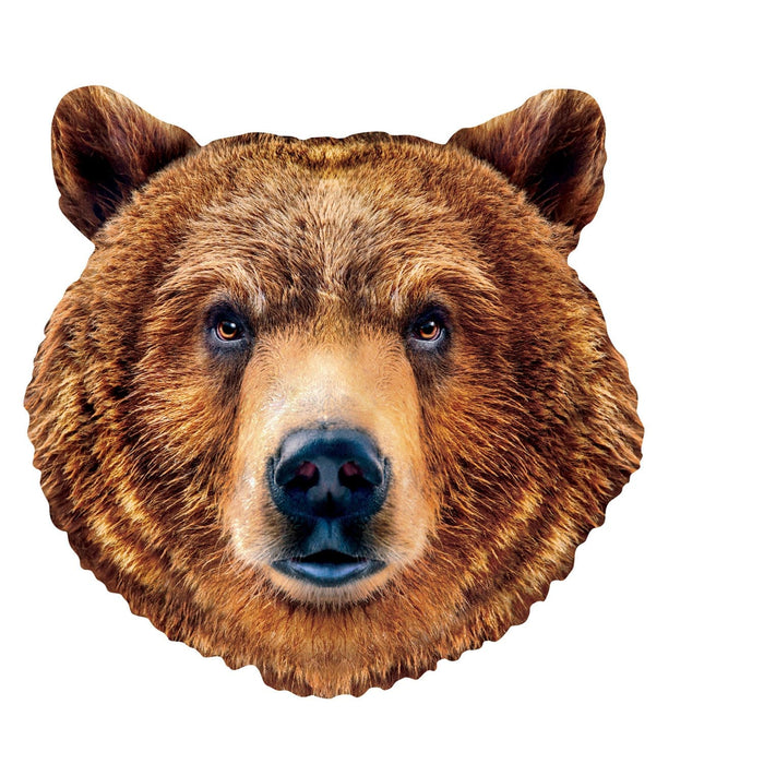 Grizzly Bear 100 Piece Shaped Jigsaw Puzzle - for just $7.99! 