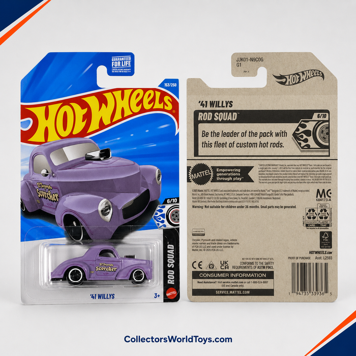 Hot Wheels '41 Willys | Rod Squad Series 6/10 - 153/250 - for just $2.49! 