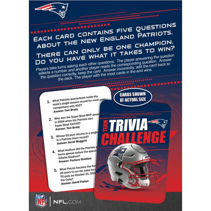 New England Patriots Trivia Challenge - for just $12.99! 