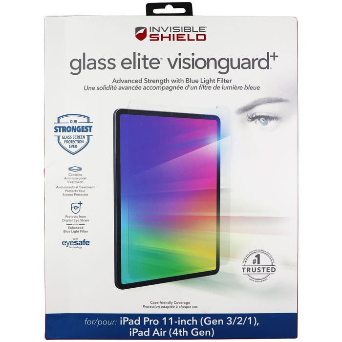 ZAGG (Glass Elite VisionGuard+) for Apple iPad Pro 11-inch (Gen 3/2/1) & Air 4th - for just $12.90! 