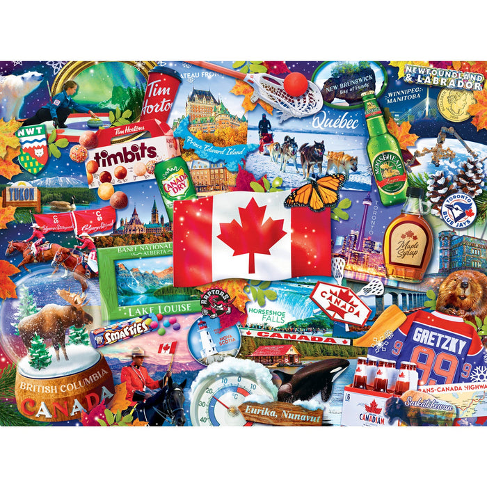 Greetings From Canada - 550 Piece Jigsaw Puzzle - Just $14.99! Shop now at Retro Gaming of Denver