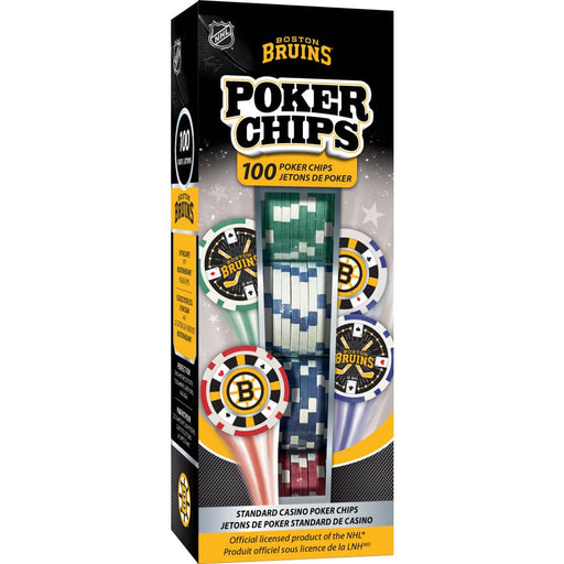 Boston Bruins 100 Piece Poker Chips - for just $29.99! 