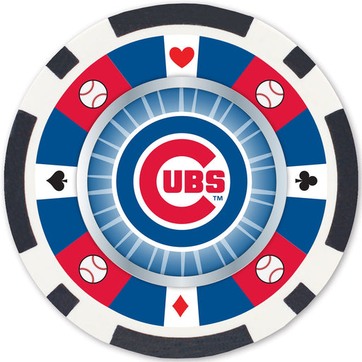 Chicago Cubs 100 Piece Poker Chips - Just $29.99! Shop now at Retro Gaming of Denver