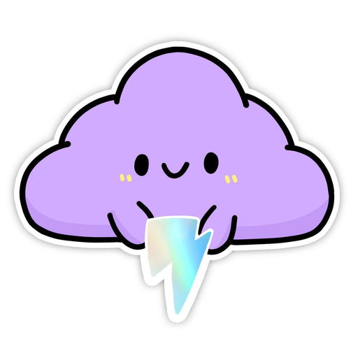Squishable Holographic Storm Cloud Sticker - for just $3! 