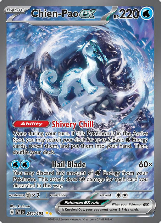 Chien-Pao ex (261/193) [Scarlet & Violet: Paldea Evolved] - for just $12.40! 