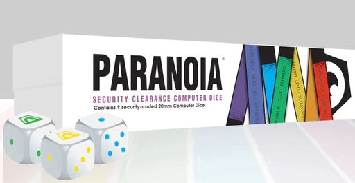 Paranoia Security Clearance Computer Dice (9) - Just $19.99! Shop now at Retro Gaming of Denver