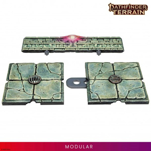 Pathfinder Terrain: Abomination Vaults Half-Height Walls - for just $69! 