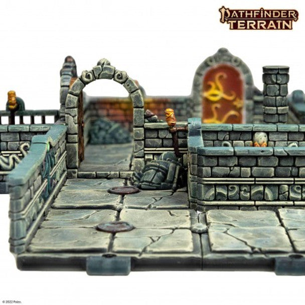 Pathfinder Terrain: Abomination Vaults Half-Height Walls - for just $69! 