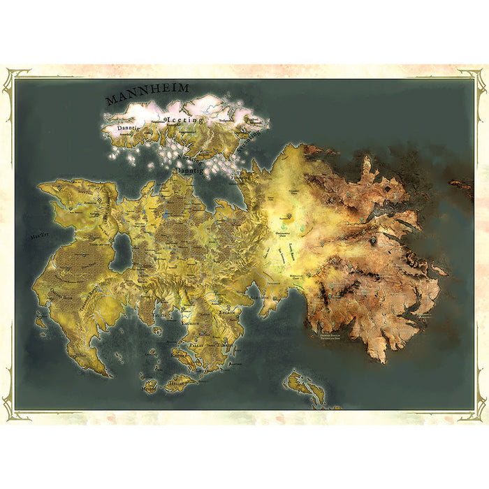 Conquest: Cloth Map of Alektria, the first continent of EÄ - for just $39.99! 