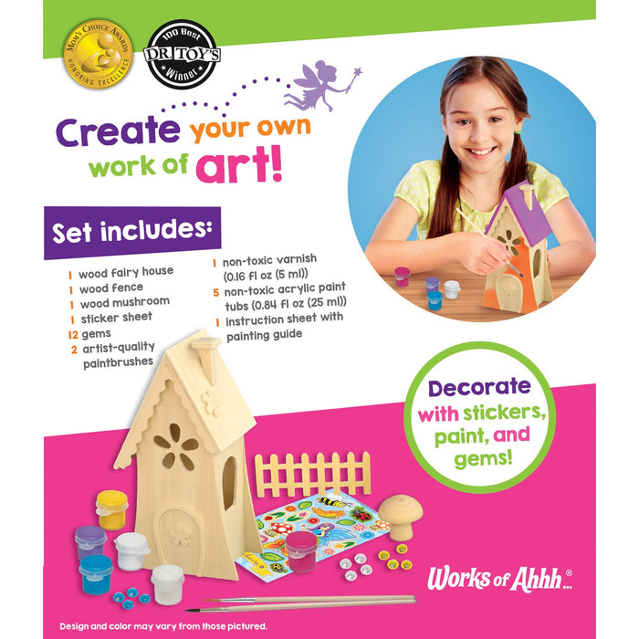 Fairy Garden Wood Craft & Paint Kit - Just $16.99! Shop now at Retro Gaming of Denver