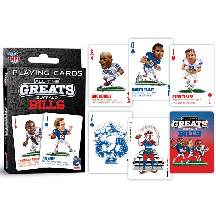 Buffalo Bills All-Time Greats Playing Cards - 54 Card Deck - Just $9.99! Shop now at Retro Gaming of Denver