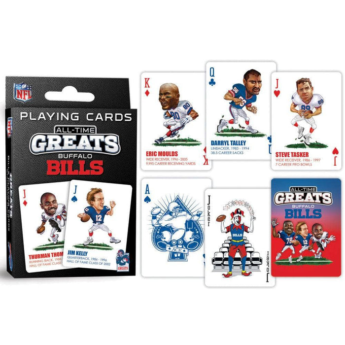 Buffalo Bills All-Time Greats Playing Cards - 54 Card Deck - for just $9.99! 