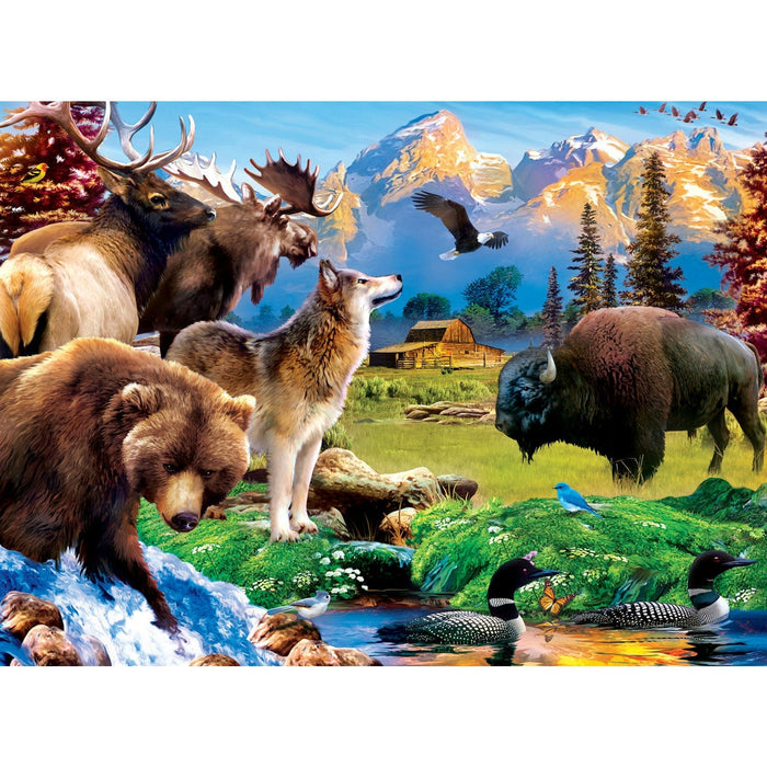 Wildlife of Grand Teton National Park - 100 Piece Jigsaw Puzzle - for just $9.99! 