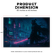 Samurai Cyber Punk Inspired Decor Rug- 62x40 inches - for just $44.99! 