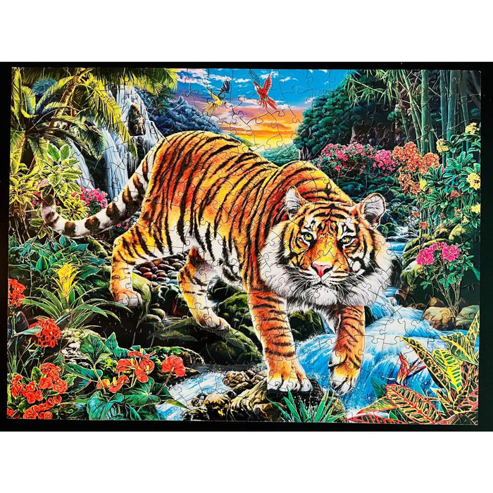 Glow in the Dark - Stalking Tiger 300 Piece EZ Grip Jigsaw Puzzle - for just $14.99! 