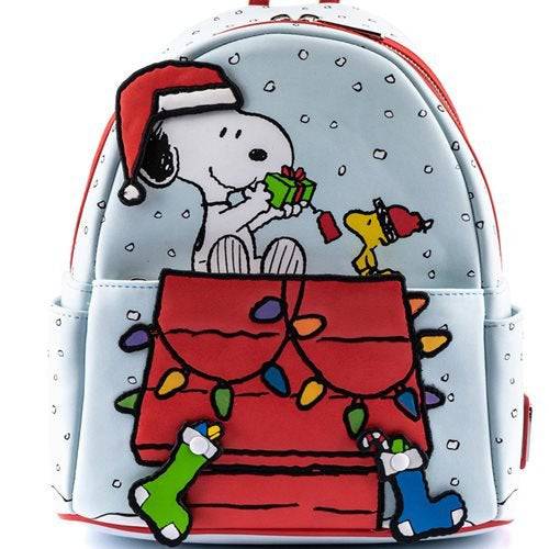 Loungefly Peanuts Gift Giving Snoopy & Woodstock Mini-Backpack - Premium Backpacks - Just $75! Shop now at Retro Gaming of Denver