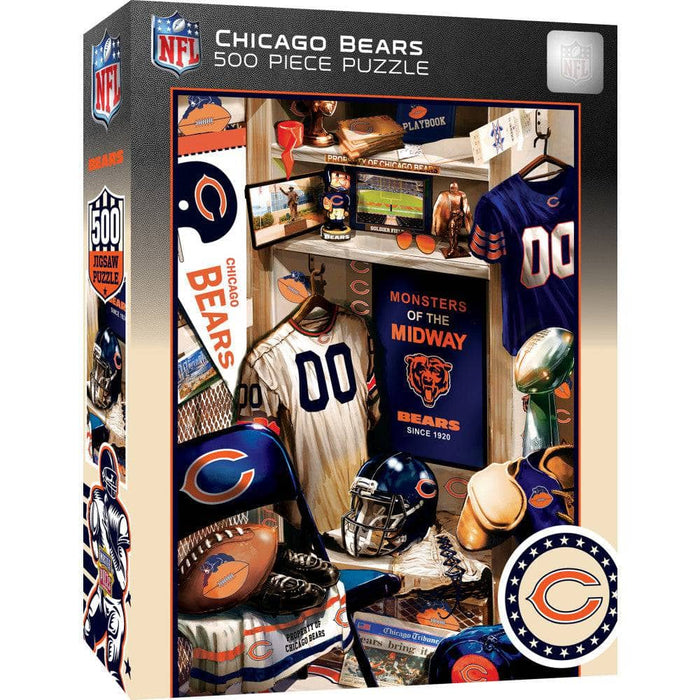 Chicago Bears - Locker Room 500 Piece Jigsaw Puzzle - for just $16.99! 