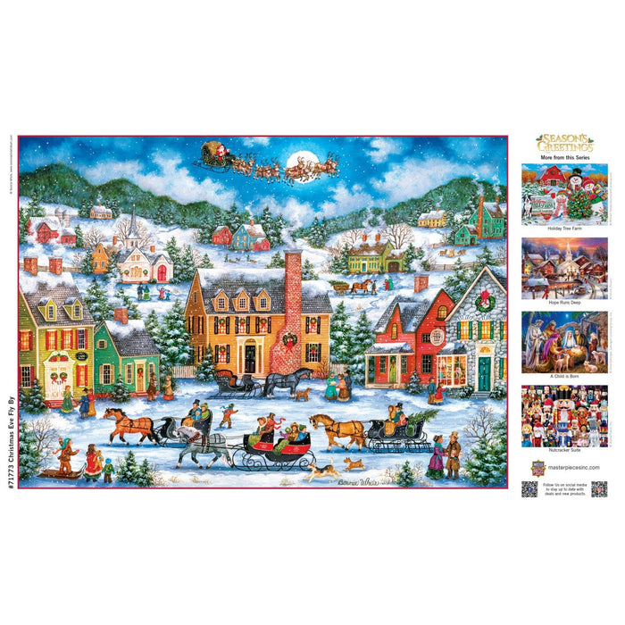 Season's Greetings - Christmas Eve Fly By 1000 Piece Jigsaw Puzzle - for just $16.99! 