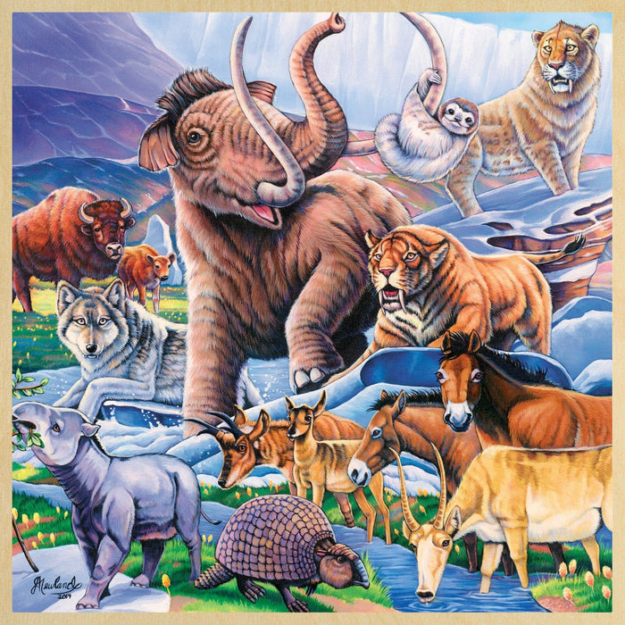 Wood Fun Facts - Ice Age Friends 48 Piece Wood Jigsaw Puzzle - for just $9.99! 