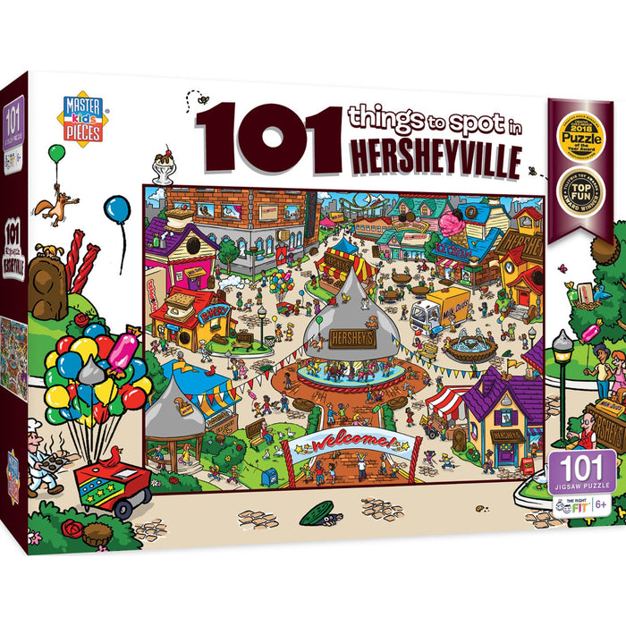 101 Things to Spot in Hersheyville - 101 Piece Jigsaw Puzzle - Just $12.99! Shop now at Retro Gaming of Denver