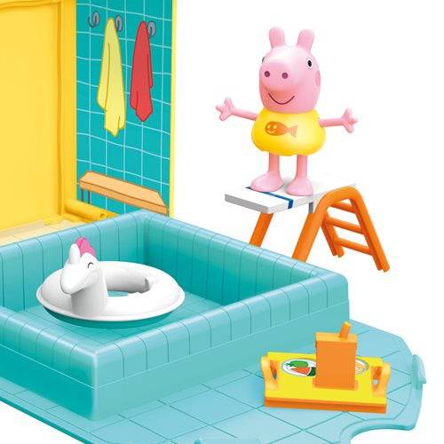 Peppa Pig Peppa's Adventures Peppa's Swimming Pool Fun Playset - Just $14.22! Shop now at Retro Gaming of Denver