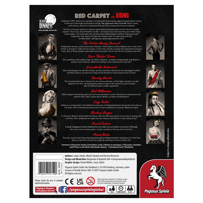 Deadly Dinner: Red Carpet in Ruins - for just $44.99! 