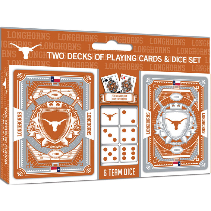 Texas Longhorns - 2-Pack Playing Cards & Dice Set - Just $19.99! Shop now at Retro Gaming of Denver