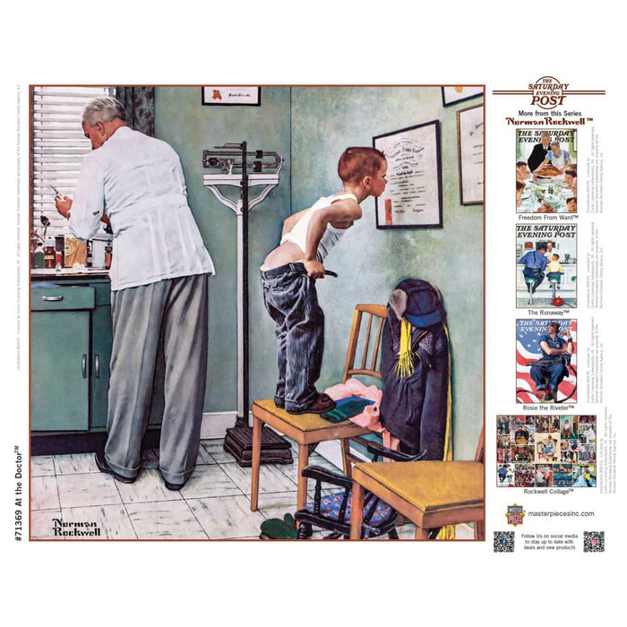 Saturday Evening Post - At the Doctor 1000 Piece Jigsaw Puzzle - for just $16.99! 