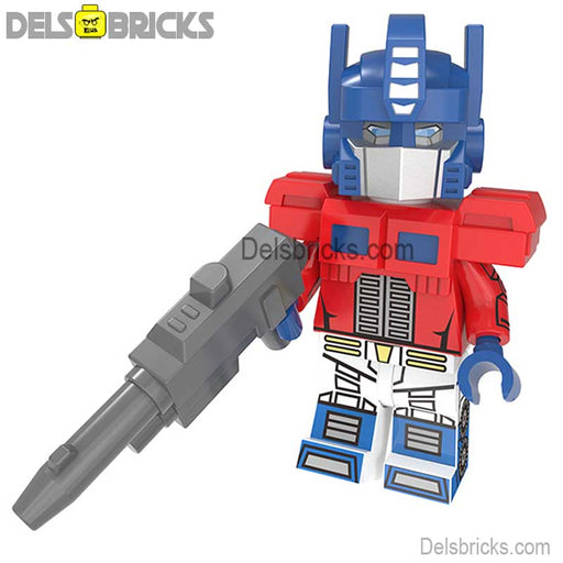 Optimus Prime Transformers Custom Toy Minifigures (Lego-Compatible Minifigures) - Premium Minifigures - Just $4.50! Shop now at Retro Gaming of Denver