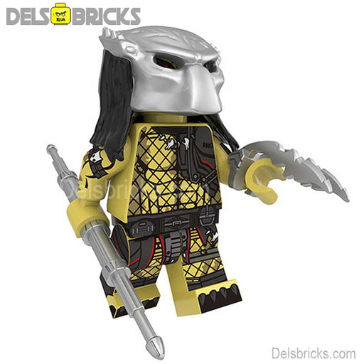 The Predator Golden Yautja Lego Minifigures Custom Toys (Lego-Compatible Minifigures) - Just $4.99! Shop now at Retro Gaming of Denver