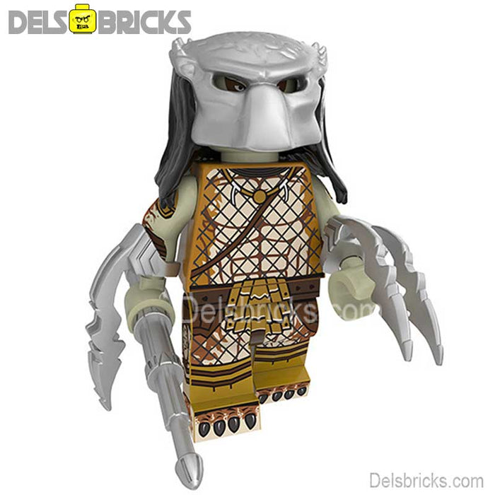 The Predator Yautja tribe set of 6 Lego Minifigures Custom Toys (Lego-Compatible Minifigures) - Just $29.99! Shop now at Retro Gaming of Denver