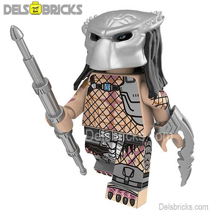 The Predator Yautja tribe set of 6 Lego Minifigures Custom Toys (Lego-Compatible Minifigures) - Just $29.99! Shop now at Retro Gaming of Denver
