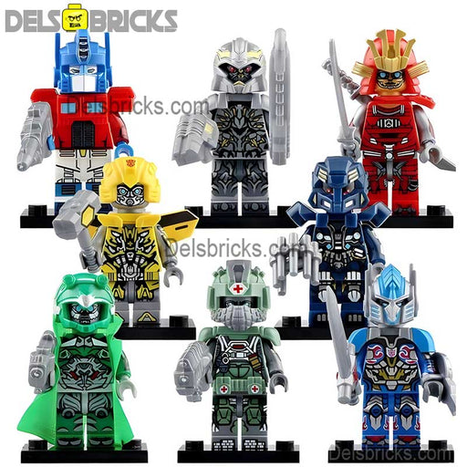 Transformers Custom Action Figures Set of 8 - Lego-Compatible Minifigures - Premium Minifigures - Just $26.99! Shop now at Retro Gaming of Denver