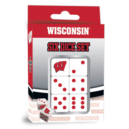 Wisconsin Badgers Dice Set - Just $4.79! Shop now at Retro Gaming of Denver