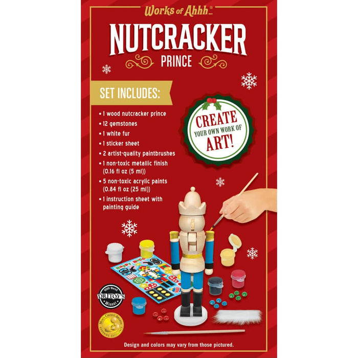 Holiday Craft Kit - Nutcracker Prince Wood Craft & Paint Kit - for just $16.99! 