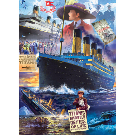 Titanic Collage - 1000 Piece Jigsaw Puzzle - Just $16.99! Shop now at Retro Gaming of Denver