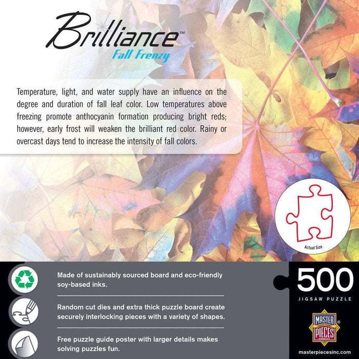 Brilliance - Fall Frenzy 500 Piece Jigsaw Puzzle - for just $14.99! 