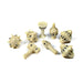 PolyHero Cleric 8 Dice Set - Celestial Ivory - for just $35! 