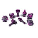 PolyHero Cleric 8 Dice Set - Vile Violet - for just $35! 