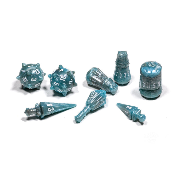 PolyHero Warrior 8 Dice Set - Stalwart Storm - for just $35! 