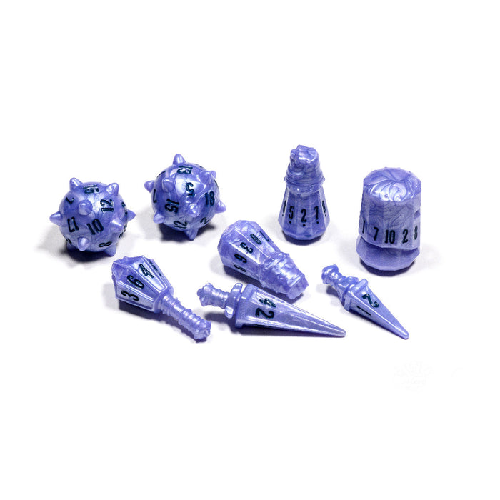 PolyHero Warrior 8 Dice Set - Ghost Knight - for just $35! 