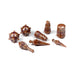 PolyHero Warrior 8 Dice Set - Imperial Bronze - for just $35! 
