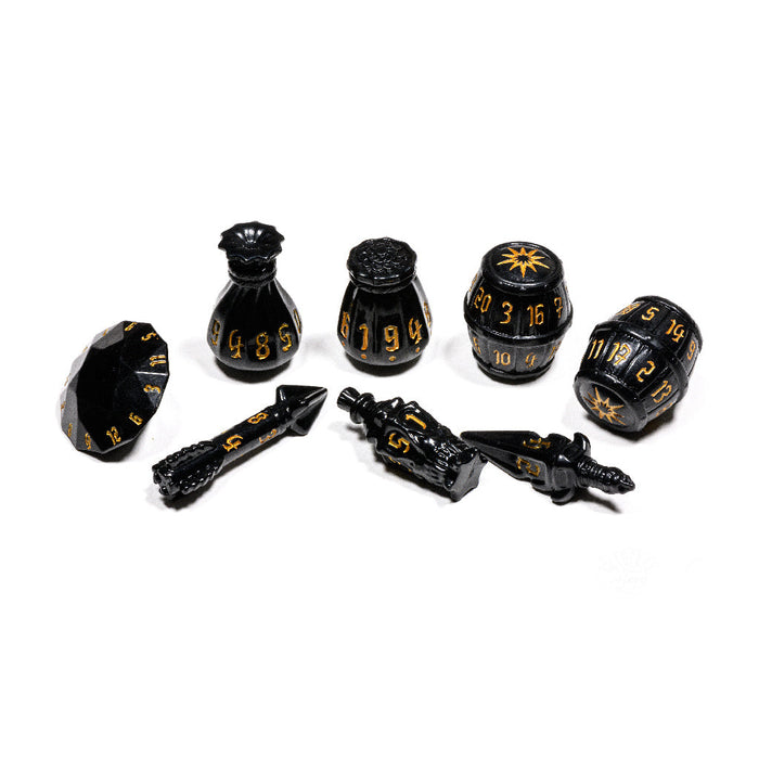 PolyHero Rogue 8 Dice Set - Nightshade - for just $35! 