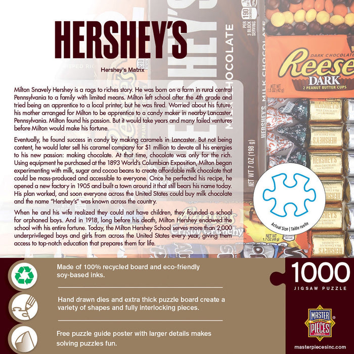 Hershey's Matrix - 1000 Piece Jigsaw Puzzle - Just $16.99! Shop now at Retro Gaming of Denver