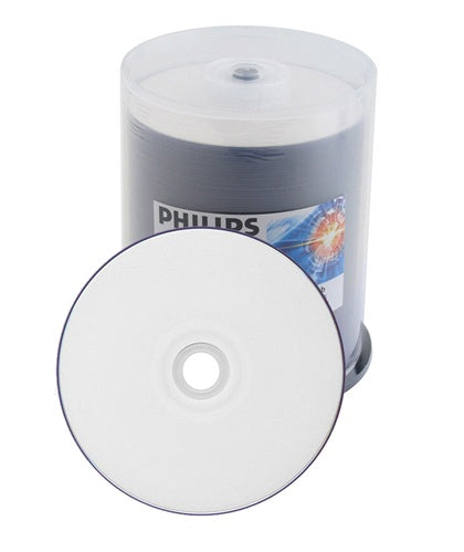 Philips 16X DVD-R 4.7GB White Inkjet Hub Printable [Discontinued] - for just $34.95! 