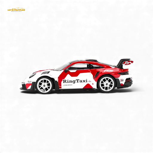(Pre-Order) Mini GT Porsche 911 GT3 RS Weissach RingTaxi 1:64 - for just $21.99! 