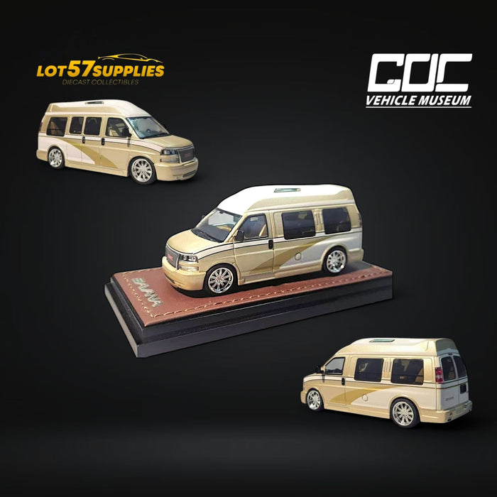 GOC GMC Savana Champagne Gold Edition 1:64 - Limited to 450 Pcs - for just $42.99! 