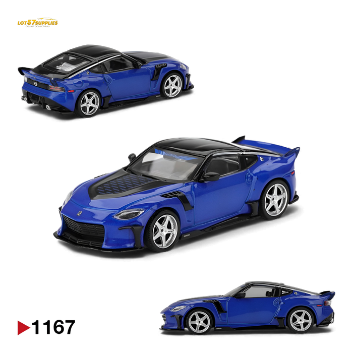 (Pre-Order) Mini GT Nissan Z VeilSide FFZ400 Seiran Blue 1:64 - for just $19.99! 