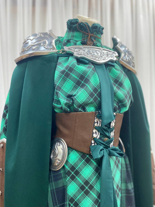 Silver Fantasy Warrior Princess Armor accessories - Custom Made - for just $130! 