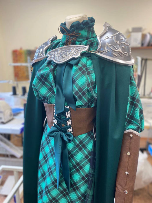 Silver Fantasy Warrior Princess Armor accessories - Custom Made - for just $130! 